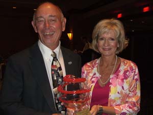Charles and Andrea Overby at AEJMC