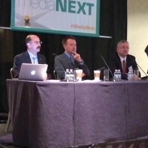 At Media Next with Michael Clinton and Bo Sacks
