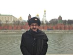 On the banks of Moscow River and Kremlin