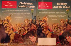 The European Christmas edition vs. The American Holiday edition