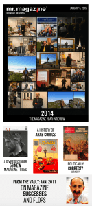 Mr. Magazine™ Monday Morning  Jan. 5, 2015