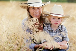 Ryan Waterfield with her son Townes Van Der Meulen (5). Ryan writes " my wonderfully stubborn and inventive son... and has an under-documented 18-month old sister."