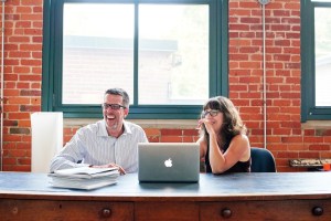 Michael Kusek and Lauren Clark. Photo by Dominic Perry.