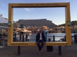 Mr. Magazine™ at the waterfront in Cape Town.