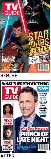 TV Guide old and new