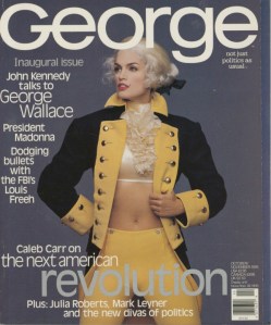 The actual first issue of George... needless to say it was not designed by Roger Black.