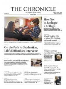 The Chronicle before the redesign...