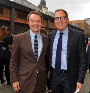 David Carey, right, and Michael Clinton.